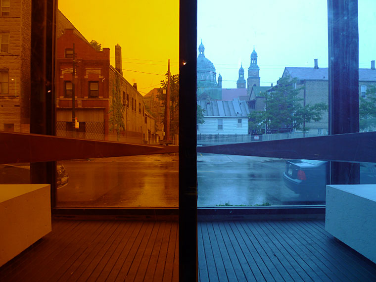 “Double-Loaded” indoor installation by Gina Grafos
